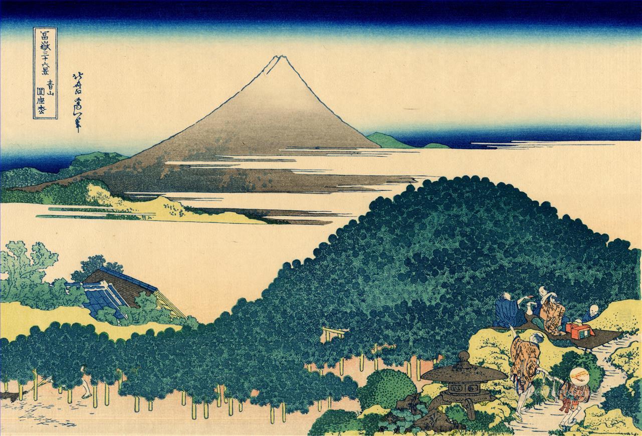 la costa de las siete leguas en kamakura Katsushika Hokusai Ukiyoe Pintura al óleo
